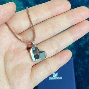 Swarovski Clear Crystal Heart Pendant